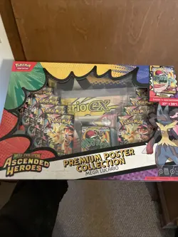 Pokemon Mega Evolution Ascended Heroes Premium Poster Collection Mega Lucario - Image 1