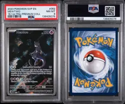 PSA 8 MEWTWO 052 SCARLET & VIOLET 151 BLACK STAR PROMO UPC POKEMON - Image 3