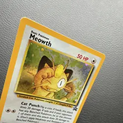 Pokemon TCG Meowth 10/53 WOTC Promo Holo Promo English 50 HP Basic Himeno - Image 3