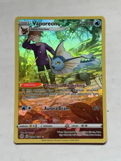 Vaporeon TG02/TG30 Holo Brilliant Stars Trainer Gallery Pokemon NM - Image 1
