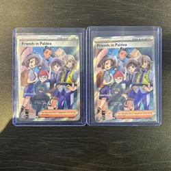 Friends in Paldea 137/131 Ultra Rare SV: Prismatic Evolutions Pokemon TCG NM X2 - Image 1