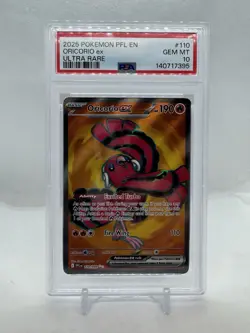 2025 Pokemon Oricorio EX Ultra Rare 110/094 PSA 10 Gem Mint - Image 1