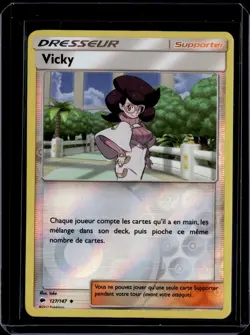 Wicke 127/147 Reverse Holo Burning Shadows (FRENCH) (NM) / Pokemon TCG - Image 1
