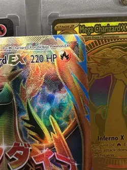 2016 POKEMON XY EVOLUTIONS #101 FULL ART/M CHARIZARD EX 101/108 - Image 2