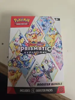 Pokemon TCG Scarlet & Violet Prismatic Evolutions Expansion Booster Bundle (6pk) - Image 1