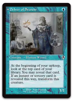 Delver of Secrets (Retro Frame) #457 (NM) Innistrad Remastered INR Magic MTG - Image 1