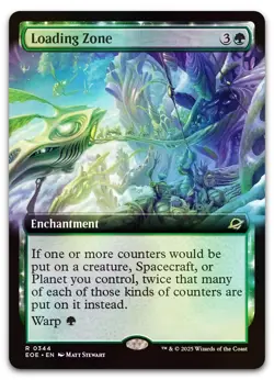 Loading Zone (Extended Art) #344 (Foil) (NM) Edge of Eternities EOE Magic MTG - Image 1