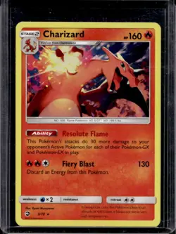 2018 Pokemon SM Dragon Majesty Charizard Holo #3/70 - Image 1
