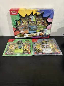 Pokemon TCG Ascended Heroes First Partners Deluxe Pin Collection and 2x Blister - Image 1