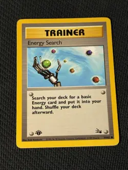 Energy Search 59/62 - 1st Edition - Pokemon Fossil - Image 1