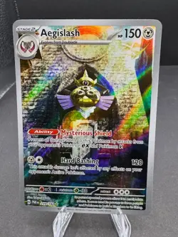Aegislash 210/182 Illustration Rare Pokemon Paradox Rift NM - Image 1