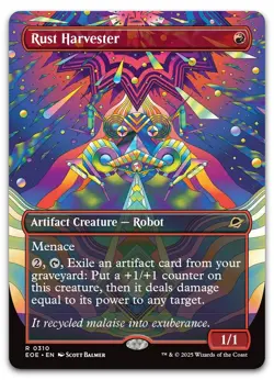 Rust Harvester (Borderless) #310 (NM) Edge of Eternities EOE Magic MTG - Image 1