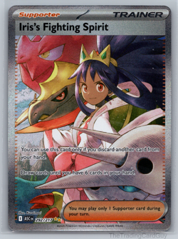 Iris's Fighting Spirit 292 / 217 SIR Pokemon Ascended Heroes NM - Image 1