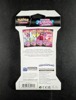2021 Pokemon Fusion Strike (GENESECT) Factory Sealed Sleeved Booster Pack (B) - Image 2