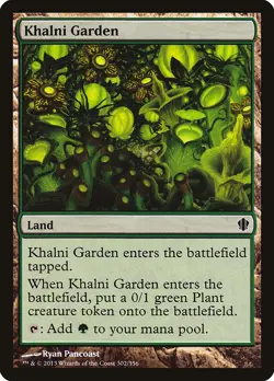 Khalni Garden #302 (LP) Commander 2013 C13 Magic MTG - Image 1