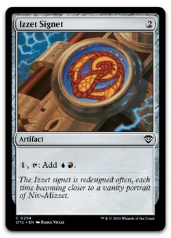 Izzet Signet #259 (NM) Thunder Junction OTC Magic MTG - Image 1