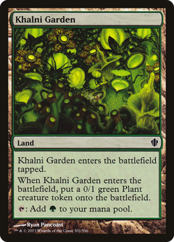 Khalni Garden #302 (MP) Commander 2013 C13 Magic MTG - Image 1