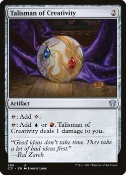 Talisman of Creativity #269 (NM) Commander 2021 C21 Magic MTG - Image 1