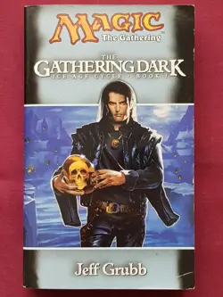 Magic The Gathering ICE AGE CYCLE BOOK 1 THE GATHERING DARK paperback used MTG - Image 1