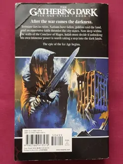 Magic The Gathering ICE AGE CYCLE BOOK 1 THE GATHERING DARK paperback used MTG - Image 2