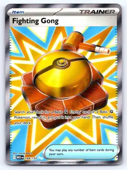 Fighting Gong 168/132 Ultra Rare Mega Evolution Pokemon Near Mint - Image 1