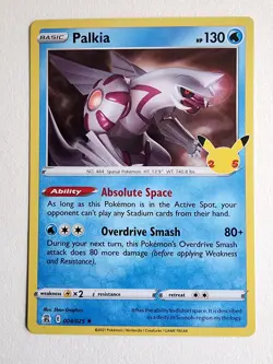 Palkia 004/025 Rare Celebrations Pokemon Holo Near Mint - Image 1