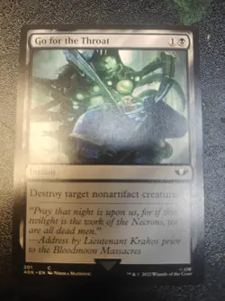 MTG Magic the Gathering Go for the Throat - Image 1