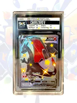 Pokemon Charizard V FA Holo (Secret) 79/73 Champions Path HGA 9.5 (PSA BGS) - Image 1