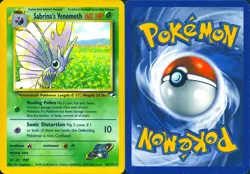 SABRINA'S VENOMOTH 34/132 RARE GYM HEROES POKEMON UNLIMITED MP - Image 3