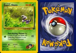 KOGA'S EKANS 77/132 COMMON GYM CHALLENGE POKEMON UNLIMITED MP - Image 1