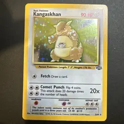 Pokemon Kangaskhan Holo Rare #5/64 1999 Unlimited Jungle Near Mint Condition - Image 1