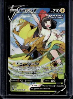 2022 Pokemon SWSH Silver Tempest Zeraora V Trainer Gallery Holo #TG16/TG30 - Image 1