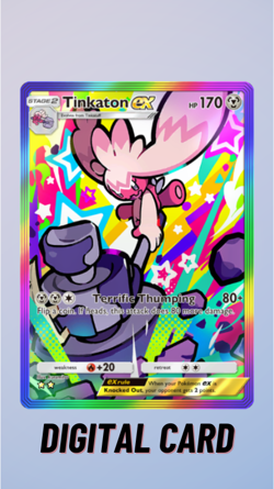 Tinkaton EX Rainbow Shining Revelry Pokemon TCG Pocket Trade 2 Star ⭐⭐ (English) - Image 1