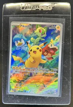 2023-25 Pokemon SV Black Star Promos Pikachu Full Art #027 - Image 1