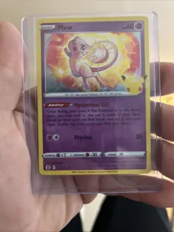 Mew 011/025 Holo Celebrations Pokemon NM - Image 2