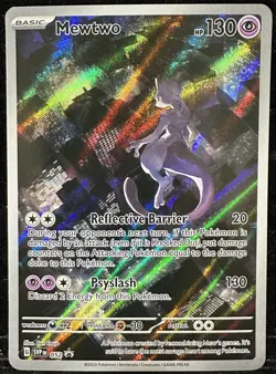 2023 Pokemon TCG MEWTWO 052 SEALED BLACK STAR PROMO 151 UPC FULL ART HOLO - Image 1