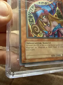 2003 Yu-Gi-Oh! Dark Magician Girl Secret Rare CGC 3.5 MFC Magician’s Force VG+ - Image 5