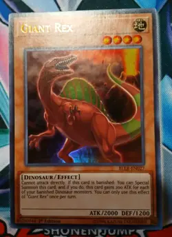 Yugioh Giant Rex BLLR-EN027 1ST ED LP - Image 1