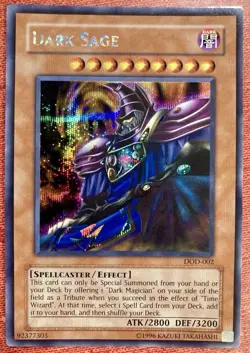 Dark Sage DOD-002 Secret Rare Yu-Gi-Oh Promo Vintage Spellcaster - Image 1