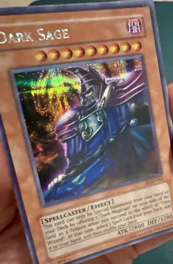 Dark Sage DOD-002 Secret Rare Yu-Gi-Oh Promo Vintage Spellcaster - Image 3