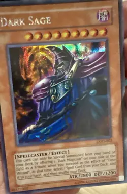 Dark Sage DOD-002 Secret Rare Yu-Gi-Oh Promo Vintage Spellcaster - Image 4
