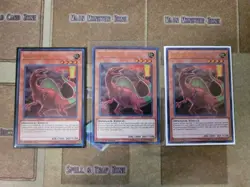 YUGIOH 3X GIANT REX BLLR-EN027 ULTRA 1ST ED NM - Image 1