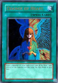 Yugioh! LP Change of Heart - DB1-EN168 - Ultra Rare - Unlimited Edition Lightly - Image 1