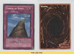 Tower of Babel 1st Ed. YuGiOh Invasion Chaos #IOC-050 2004 READ 3y7 - Image 3
