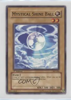 Mystical Shine Ball 1st Ed. YuGiOh Ancient Sanctuary #AST-004 2004 - Image 1