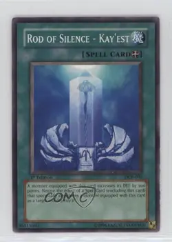 Rod of Silence - Kay'est 1st Ed. YuGiOh Dark Crisis #DCR-036 2003 - Image 1