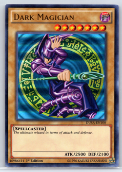 Yugioh Dark Magician DUSA-EN100 1st Edition Ultra Rare SDY Art Original Card NM - Image 1