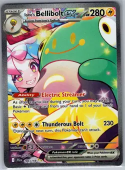 Iono's Bellibolt ex 183/159 SIR SV09: Journey Together - Pokemon Card - NM - Image 1