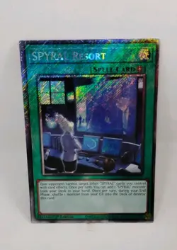 YU-GI-OH! SPYRAL Resort. RA04-EN277. 1st Ed. Platinum Secret Rare Card. TCG CCG - Image 1