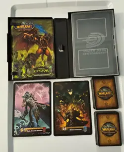 World of Warcraft TCG March of the Legion 94 Card Lot 2 Hero Cards WoW 2007 - Image 2